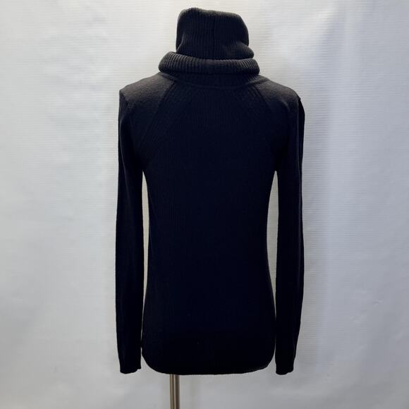 Lululemon Sweater Womens Small Black Cowl Turtleneck Long Sleeve Knit - Picture 4 of 12